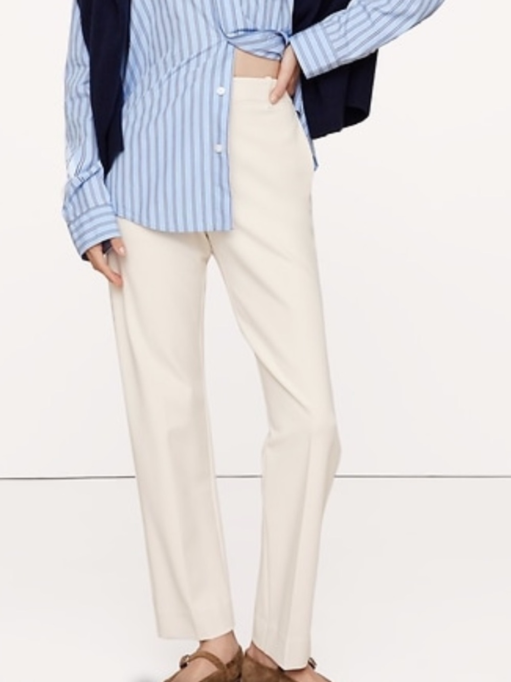 Banana Republic Ultra High-Rise Modern Slim City Stretch Ankle Pant